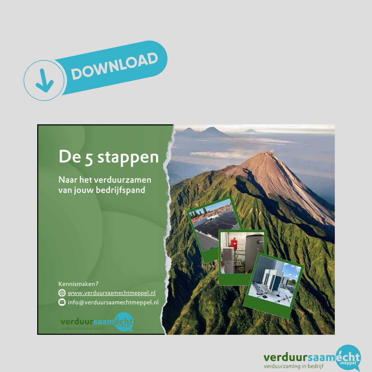 E-book in 5 stappen samen met VEM bedrijfspand regio Meppel verduurzamen