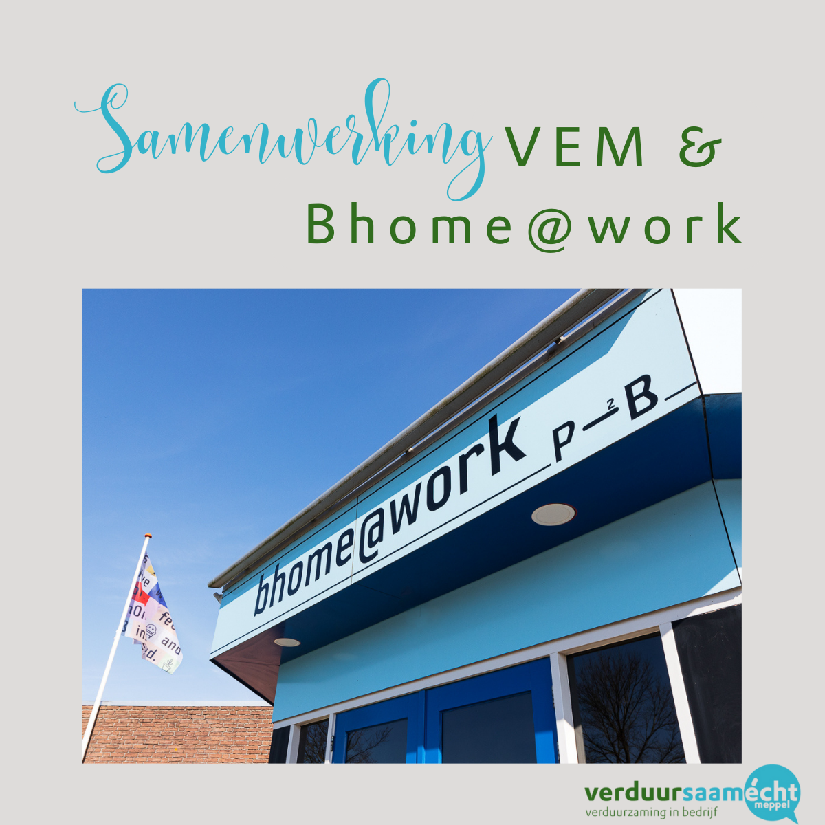 Bhome@work in Meppel is niet alleen een inspirerende werkplek maar ook een community met een ruimte van gerecycled materiaal.